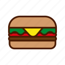 .svg, burger, fast food, cheeseburger, junk food
