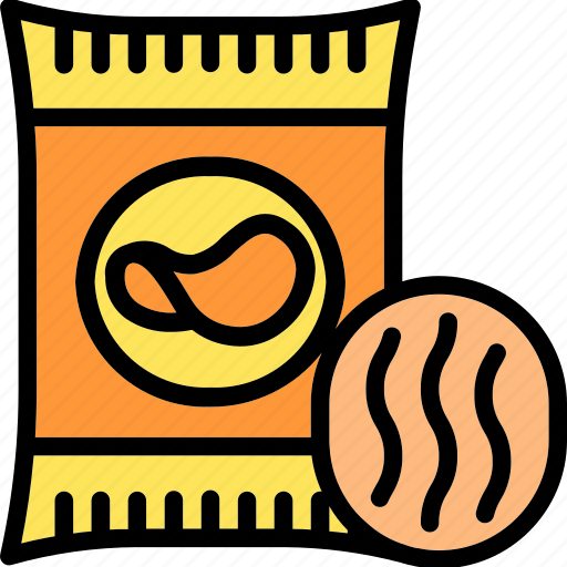 Food, potato, chip, snack, packet icon - Download on Iconfinder