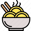 bowl, chopsticks, cooking, food, noodle, restaurant, soup