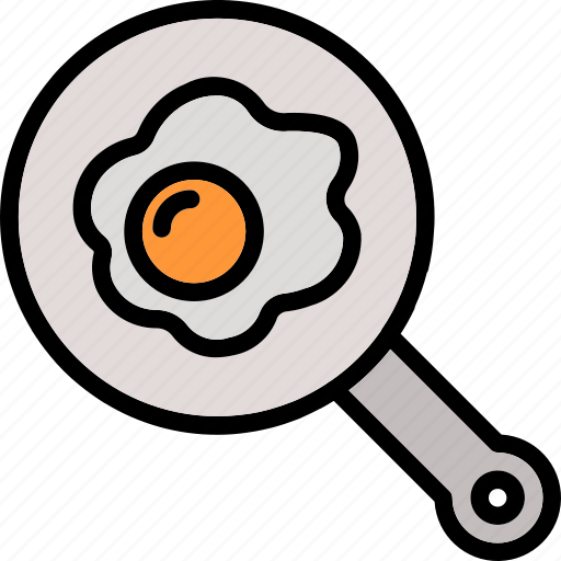 Egg, food, fried, pan, breakfast icon - Download on Iconfinder