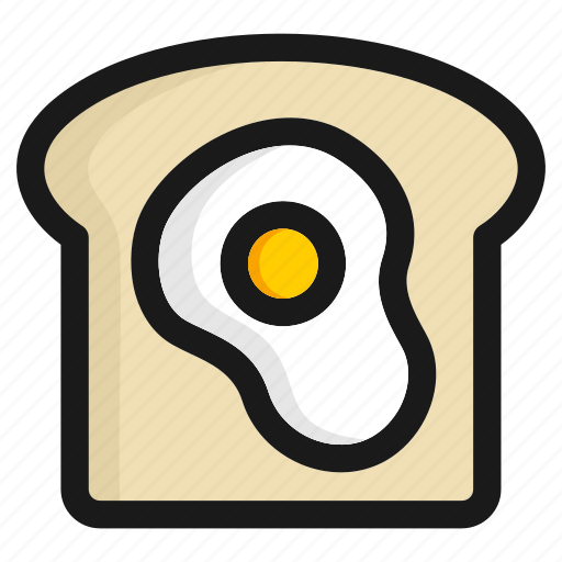 Fast food, bread, breakfast, egg, hamburger, kitchen, meal icon - Download on Iconfinder