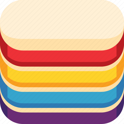 Cake, rainbow, sweet icon - Download on Iconfinder