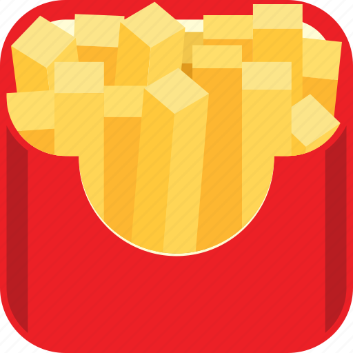 Fast food, french fries, potato icon - Download on Iconfinder