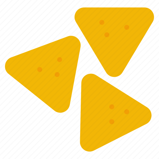 Nachos, junkfood, snack, american snack, dessert, cheese, food icon - Download on Iconfinder