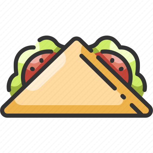 Bread, food, ham, meal, salad, sandwich, tomato icon - Download on Iconfinder