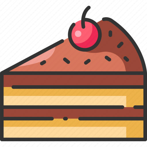 Cake, dessert, fast, food, meal, slice, sweet icon - Download on Iconfinder