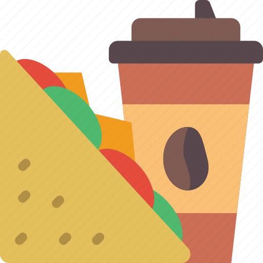 Coffee, fast, food, sandwich, take away, takeaway icon - Download on Iconfinder
