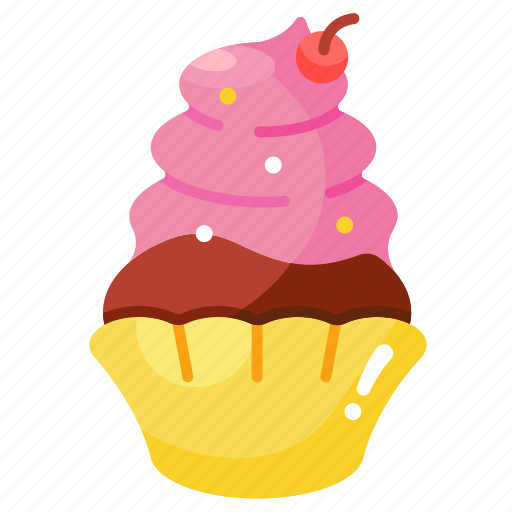 Bakery, cake, cupcake, dessert, strawberry, sugar, sweet icon - Download on Iconfinder