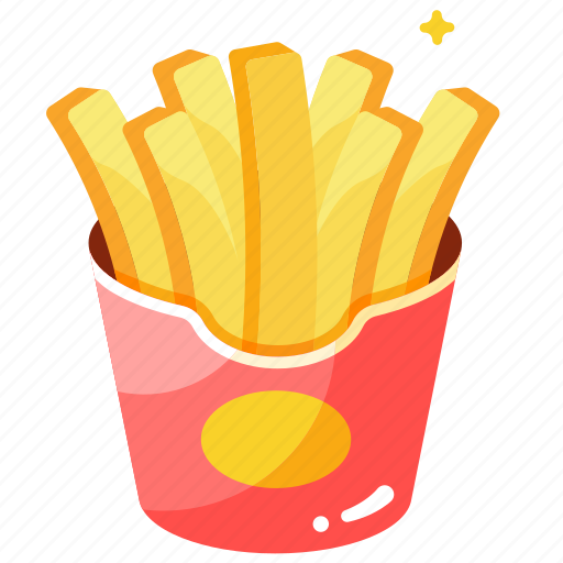 Fastfood, food, french, french fries, fry, potato, snack icon - Download on Iconfinder