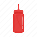 ketchup, sauce, mustard, bottle