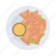 samosa, fast, food, fried, plate 
