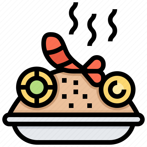Shrimp, dish, food, fried, rice icon - Download on Iconfinder