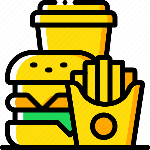 Burger, drink, fast, food, fries, take away, takeaway icon - Download on Iconfinder