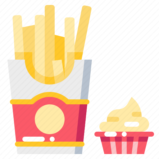 Cream, dessert, fastfood, food, french, frie icon - Download on Iconfinder