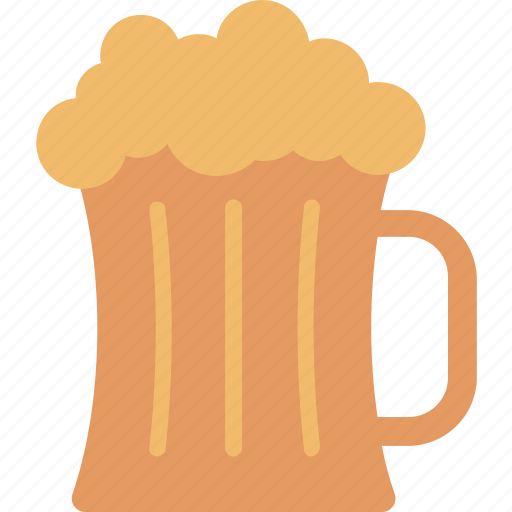 Beer, mug, alcohol, beverage, drink, foam, pub icon - Download on Iconfinder