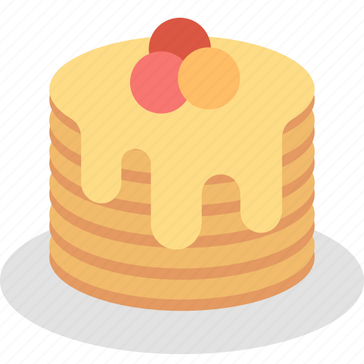 Pancake, cooking, dessert, food, kitchen, sweet, syrop icon - Download on Iconfinder