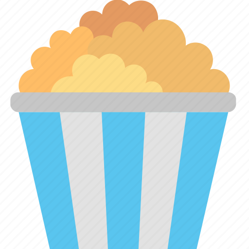 Popcorn, bucket, cinema, eating, food, movie icon - Download on Iconfinder