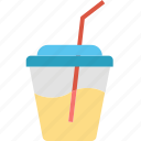 drink, soft, beverage, cup, plastic, soda, straw