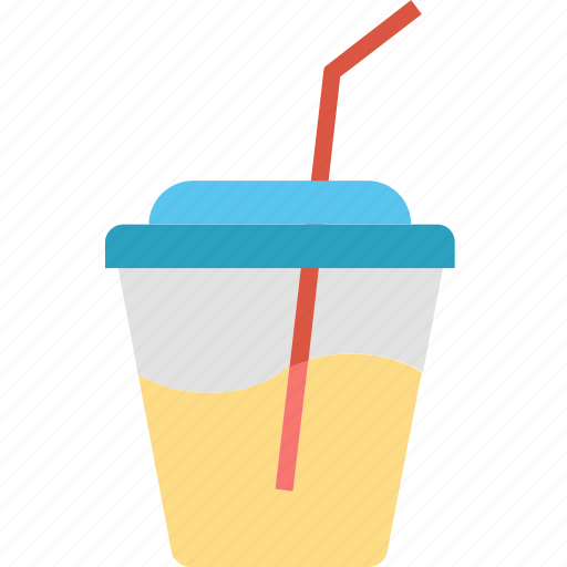 Drink, soft, beverage, cup, plastic, soda, straw icon - Download on Iconfinder
