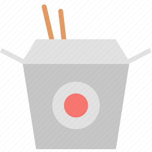 Box, wok, chinese, chopsticks, food, japanese, noodles icon - Download on Iconfinder