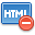 html, delete