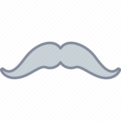 Moustache, facial hair, masculine icon - Download on Iconfinder
