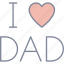 love, dad, heart, i love dad 