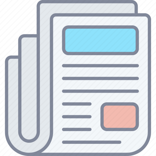 Newspaper, news, article, communication icon - Download on Iconfinder