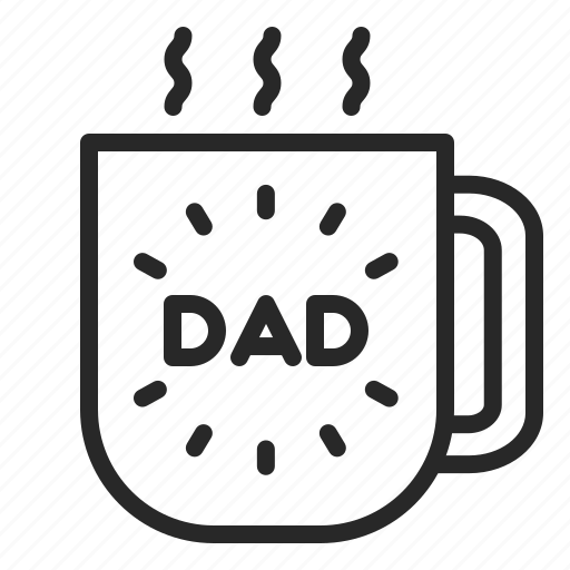 Coffee, father's day, gift, mug, photo mug, presents icon - Download on Iconfinder