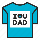 father's day, gift, message, presents, printing, t-shirt 