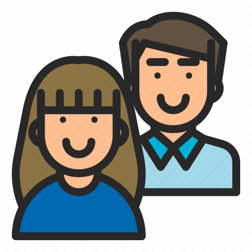 Daughter, family, female, male, parents, people, relationship icon - Download on Iconfinder