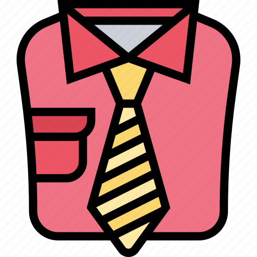 Tie, necktie, men, collar, shirt icon - Download on Iconfinder