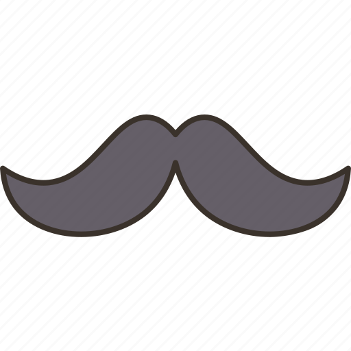 Moustache, beard, hair, male, man icon - Download on Iconfinder