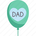 balloon, party, decoration, father, day