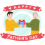 boy, gave, father, gift, fathers, man, dad, family, celebration, present 