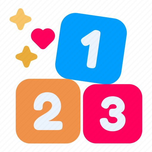 Number, abc, letter, blocks, block, cubes, kids icon - Download on Iconfinder