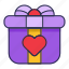 balloon, box, heart, presents, romance, kids, daughter 