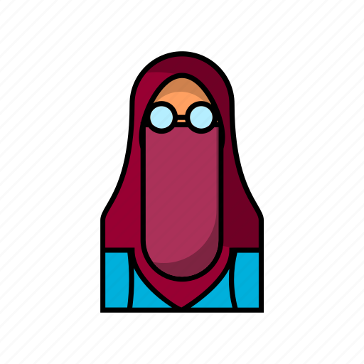 Female, muslim, woman icon - Download on Iconfinder