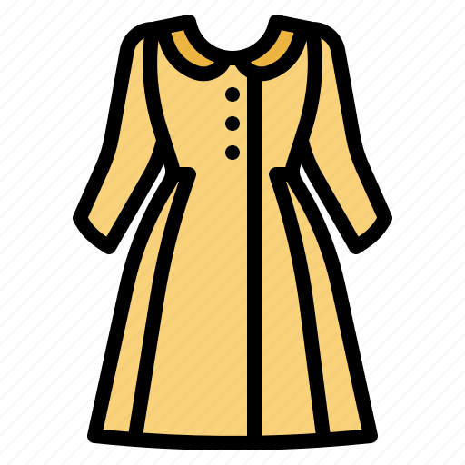Clothes, fashion, female, cloths, coat, princess, dress icon - Download on Iconfinder