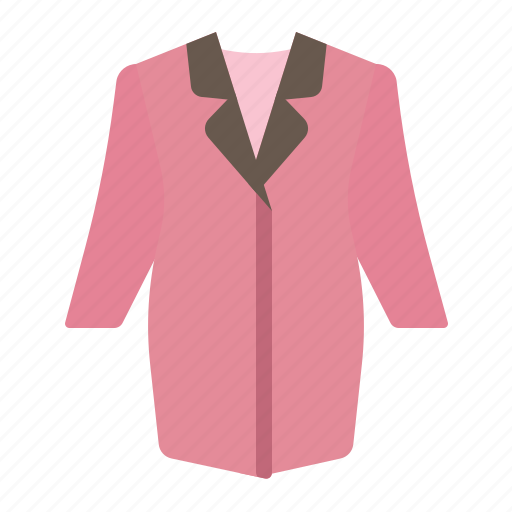 Clothes, fashion, female, coat, suit, jacket icon - Download on Iconfinder