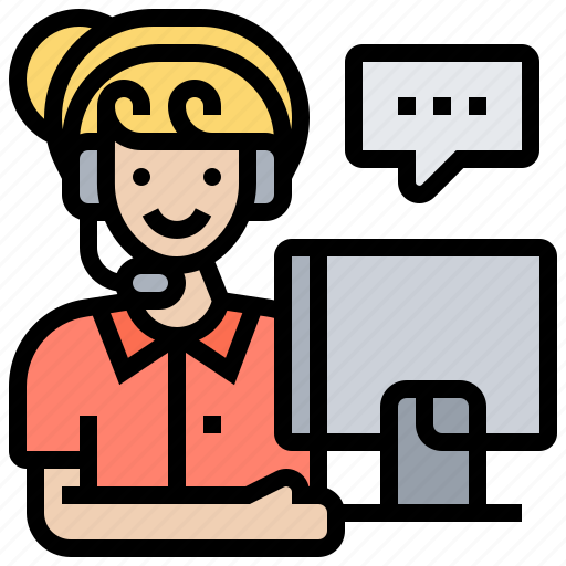 Call, center, customer, operator, service icon - Download on Iconfinder