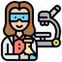 experiment, laboratory, microscope, researcher, scientist