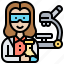 experiment, laboratory, microscope, researcher, scientist 