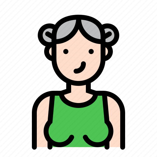 Women, woman, girl, female, avatar, emoji icon - Download on Iconfinder