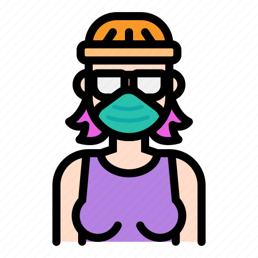 Women, woman, girl, female, avatar, emoji, mask icon - Download on Iconfinder