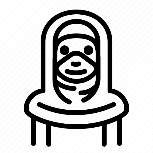 Women, woman, avatar, emoji, moslem, islam, mask icon - Download on Iconfinder