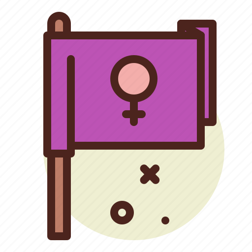 Advocate, feminist, flag, rights icon - Download on Iconfinder