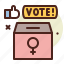 advocate, feminist, rights, vote 