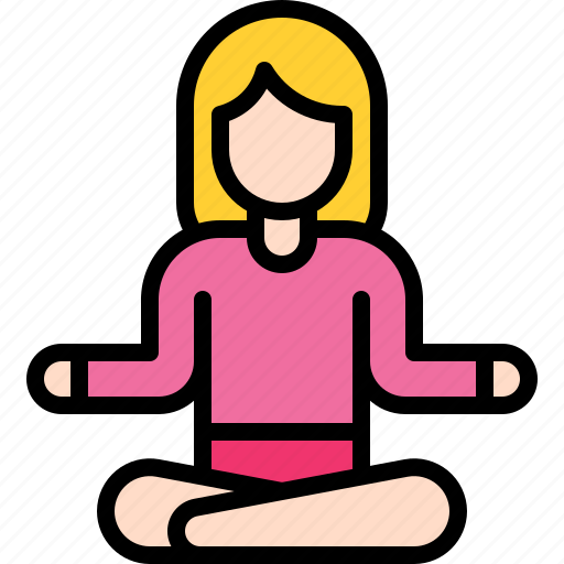 Feminism, woman, feminist, women, rights, meditation, wellbeing icon - Download on Iconfinder