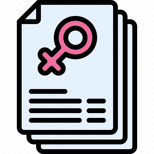 Feminism, woman, feminist, women, rights, paper, document icon - Download on Iconfinder